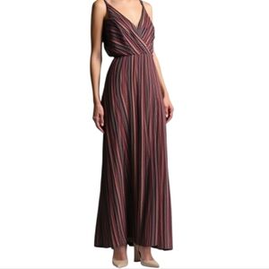 Mittoshop Vertical Stripe Maxi Dress